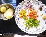 A picture of step 1 of Khasta layered stuffed bun paratha.