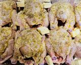 A picture of step 6 of Thanksgiving Cornish Hens.