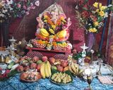 A picture of step 9 of Rasmalai modak (anant chaturdashi special).