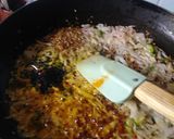 A picture of step 3 of Brinjal bhurta.