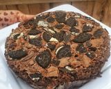 A picture of step 4 of Oreo Brownie.