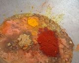 A picture of step 3 of Chana masala (no onion no garlic).