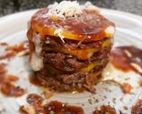 Foto del paso 10 de la receta: Milhojas de calabaza y ternera al comino con Flor de Esgueva