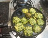 A picture of step 5 of Methi Paneer kofta.