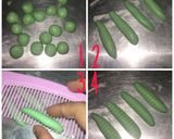Foto langkah ke 4 dari resep Pastel Rainbow Caterpillar Cookies 🌈🐛(Cookies Ulat).