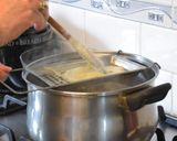 A picture of step 2 of Chicken & mushroom paprikas with Hungarian dumplings.
