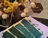 Foto langkah ke 5 dari resep Blue velvet birthday cake.