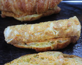 Foto del paso 6 de la receta: Cruasanes con chistorra y tortilla cuadrada