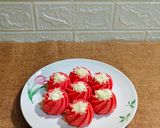 Foto langkah ke 8 dari resep Bolu Kukus Buah Naga.