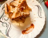 A picture of step 3 of Cheese spread sandwich.