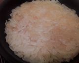 A picture of step 1 of Sig's chicken with kaletts, pears and rosti.