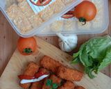 Foto langkah ke 6 dari resep Nugget Ayam Roti tawar.