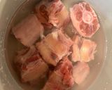 A picture of step 1 of Oxtail & tripe Kare Kare.