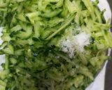 A picture of step 1 of Dairy-free Tzatziki.
