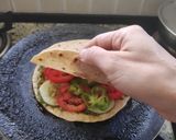 A picture of step 4 of Chapati Sandwich.