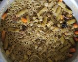 A picture of step 4 of Veg Pulao.
