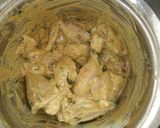 A picture of step 1 of Hyderabadi Chicken Biryani.