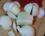 Foto del paso 3 de la receta: Papas al horno con cebollas y morrón