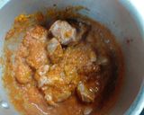 A picture of step 2 of Mutton achari.