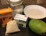 Foto langkah ke 1 dari resep Manggo Sticky Rice 🍑🍑🍑.