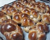 Csokis mini fonott kalács recept fázis 5 fotója