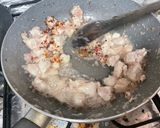 A picture of step 1 of Pumpkin chicken.