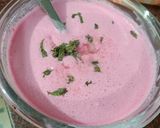 A picture of step 3 of Beetroot Curd.