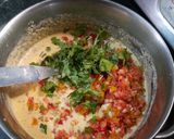 A picture of step 3 of Vegetable Chila.