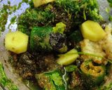 A picture of step 2 of My Spring Greens & Chilli Chutney.