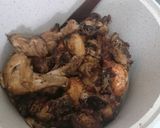 A picture of step 3 of Deep fry chicken.