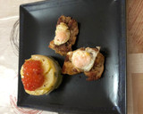Foto del paso 4 de la receta: Pollo a la plancha con timbal de judía verde cebolla y patata