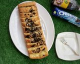 A picture of step 11 of Oreo vanillah cake loaf.