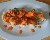 Foto del paso 5 de la receta: Caracolas o lumaconi gigantes rellenas de carne y sobrasada con salsa de piquillos