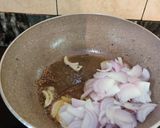 A picture of step 4 of Kakrol aloo sabzi.