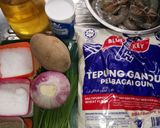 Gambar langkah 1 resipi Cucur Udang.