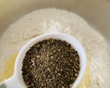 A picture of step 2 of Wheat flour farsi puri.