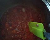 A picture of step 4 of Pizza sauce#festive contest nairobi#authors marathon.