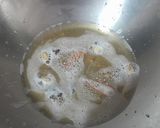A picture of step 4 of Narali bhat (Coconut rice).