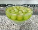 A picture of step 6 of Lemon jello ice cream dessert||lemon delight||jelly ice cream dessert.