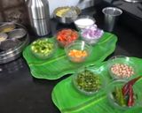 A picture of step 1 of Upma.