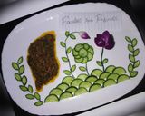A picture of step 4 of Spicy qeema Shimla mirch.