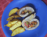 Foto del paso 5 de la receta: Matambre arrollado al horno con papas rústicas