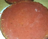 Foto del paso 10 de la receta: Bizcocho tradicional con fresas y chocolate (San Valentín)