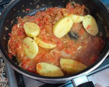 Foto del paso 8 de la receta: Cazuela de lubina en salsa gelatinosa de cabeza de merluza