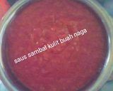 Foto langkah ke 5 dari resep Saus sambal kulit buah naga.