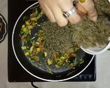 A picture of step 7 of Cheesy Veggie Pearl Millet (Bajra).