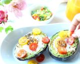 素培根牛油果焗雞蛋【影音】的食譜步驟9照片