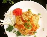 A picture of step 9 of Omurice (Japanese Fried Rice with Omelette).