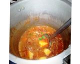 A picture of step 3 of آلو گوشت.