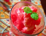A picture of step 4 of Watermelon ice.